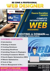 Professional Web Designer - MySoft IT College