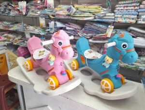 Plastic Roking Horse - the BabyShop Kattankudy