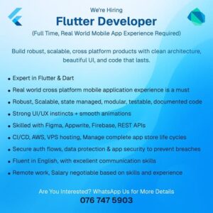 Flutter Developer