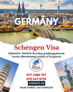 Your Schengen Visit Visa Awaits - Gulf Asian Travels Kattankudy