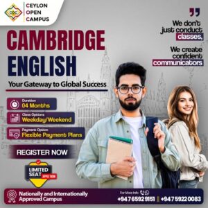 Cambridge English Course At Ceylon Open Campus