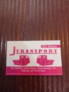 J Transport Kattankudy To Akkaraipattu Irakkaamam
