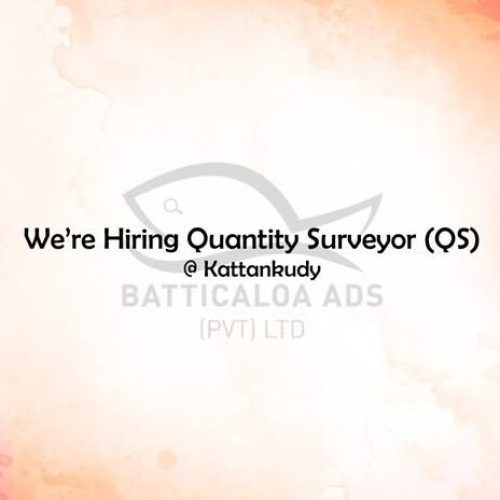 Hiring – Quantity Surveyor E