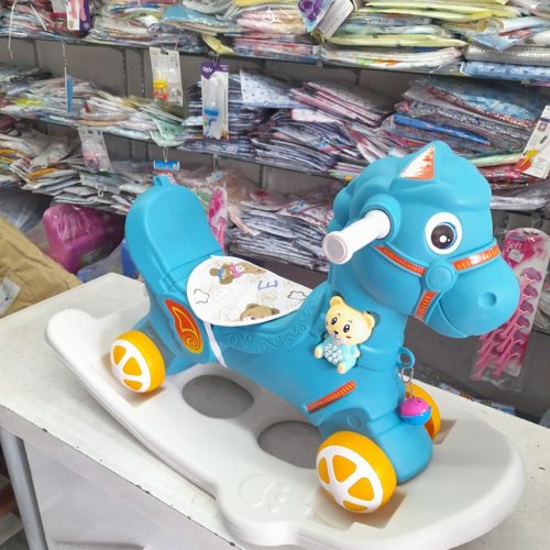 Plastic Roking Horse - the BabyShop Kattankudy