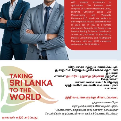 Sales And Marketing - Sunshine Holding