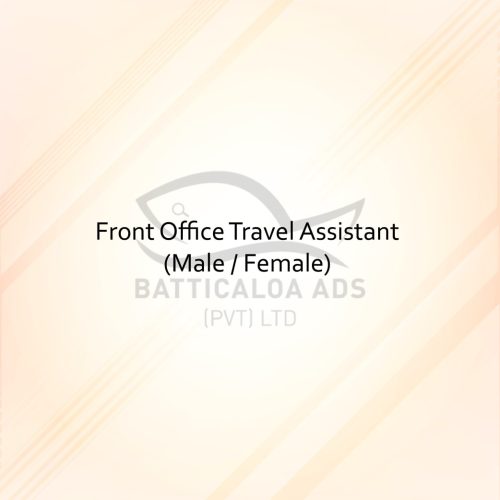 TRAVEL ASSISTANT Vacancies KATTANKUDY