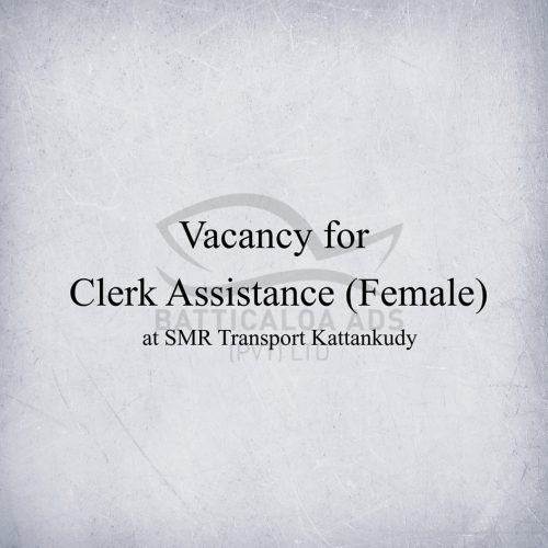 Vacancies Clerk Assistant