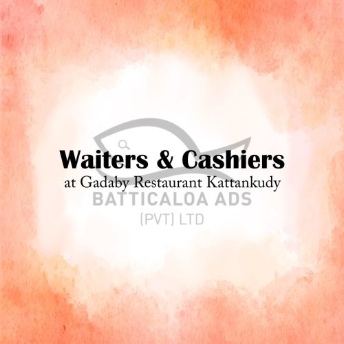 We are Hiring Waiters