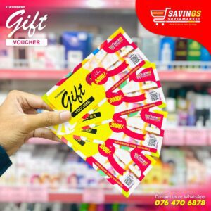 Stationary Gift Vouchers