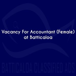 Vacancies For Accountant