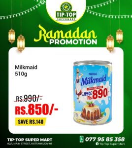 Ramadan Special Offer At Tip Top Super Mart Kattankudy