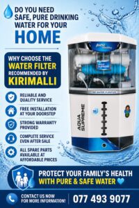 Ro Water Filter Sale At Batticaloa