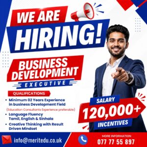 Business Development Executive - Merit Education Consultants Batticaloa