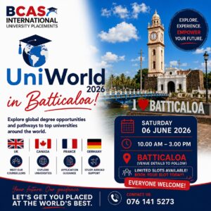Uniworld Batticaloa - International Education Exhibition