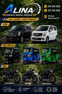 Alina Vehicles Rental Service Oddamavadi