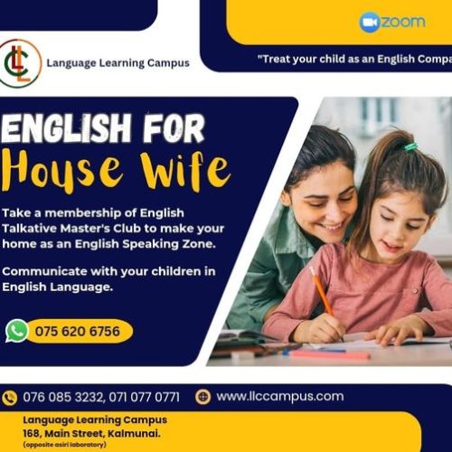 ENGLISH FOR HOUSE WIFE - Language Learning Campus